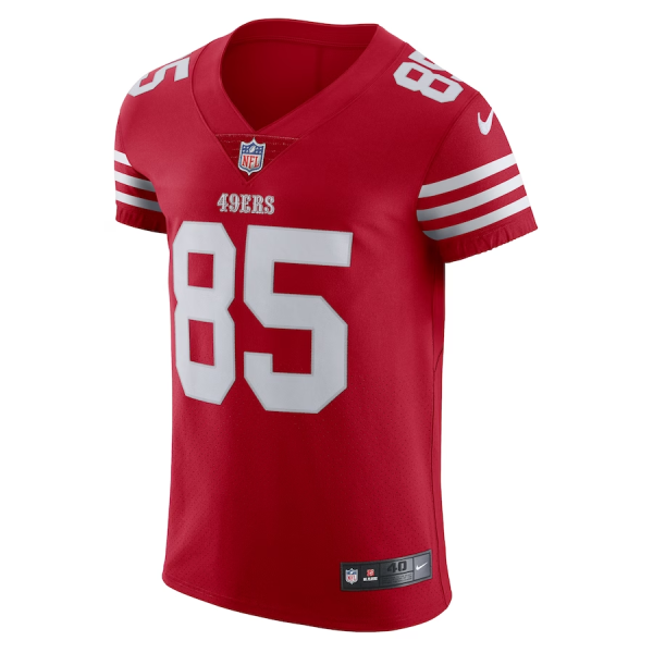 George Kittle Jersey, Scarlet Men's, Vapor Elite Jersey - Replica