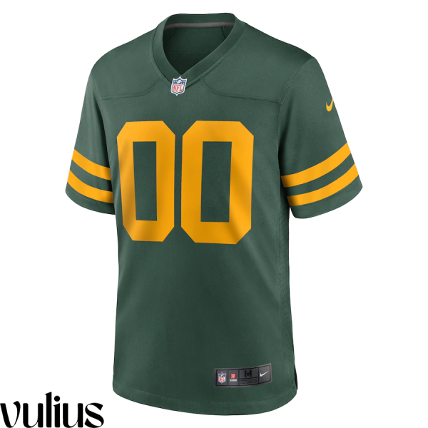 Packers Custom Jersey, Green Men's, Alternate Game Custom Jersey - Replica