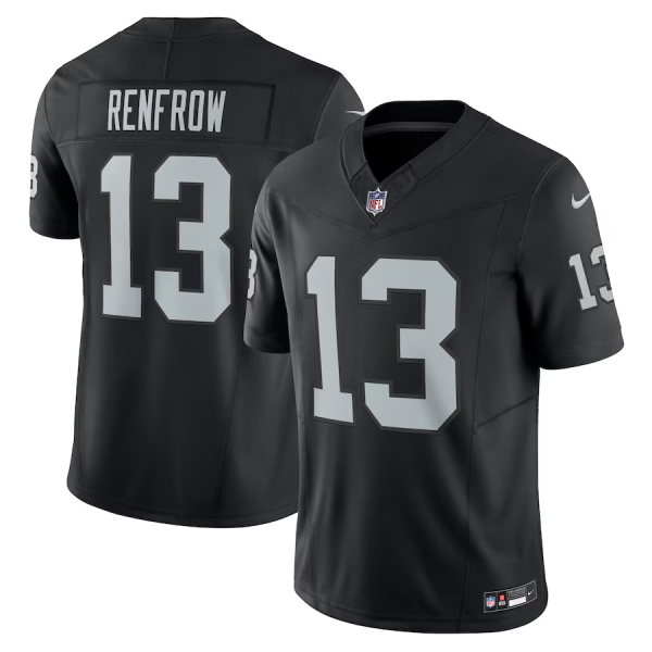 Hunter Renfrow Jersey, Black Men's, Vapor F.U.S.E. Limited Jersey - Replica