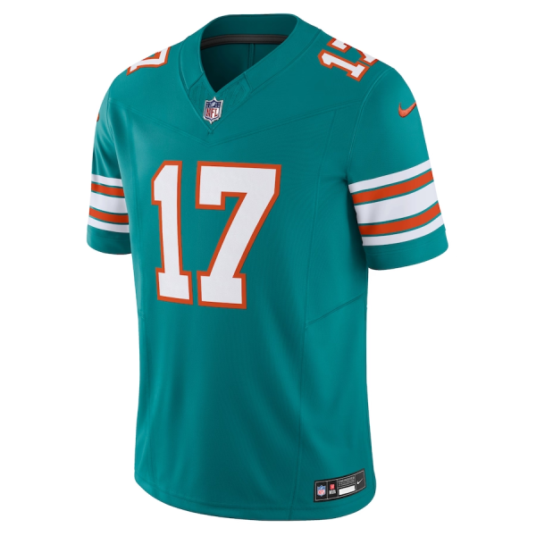 Jaylen Waddle Jersey, Aqua Men's, Vapor F.U.S.E. Limited Jersey - Replica