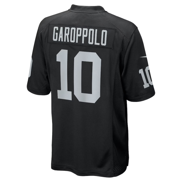 Jimmy Garoppolo Jersey, Black Men's, Game Player Jersey - Replica