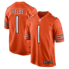 Justin Fields Jersey, Orange Men's, Player Game Jersey - Replica