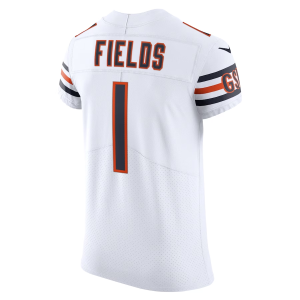 Justin Fields Jersey, White Men's, Vapor Elite Jersey - Replica