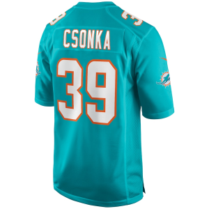 Larry Csonka Jersey, Aqua Men's, Retired Player Jersey - Replica