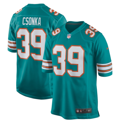 Larry Csonka Jersey, Aqua Men's, Retired Player Jersey - Replica