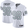 Maxx Crosby Jersey, White Men's, Alternate Vapor Limited Jersey - Replica