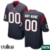 Custom Texans Jersey, Navy Youth's Jersey, Home Game Jersey -