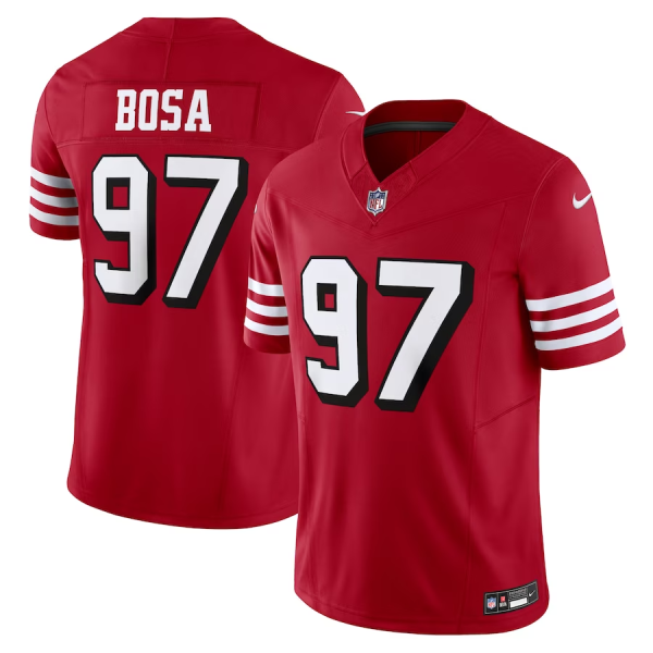 Nick Bosa Jersey, Scarlet Men's, F.U.S.E. Limited Jersey - Replica