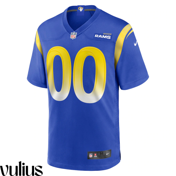 Custom Rams Jersey, Royal Men's, Home Game Custom Jersey - Replica