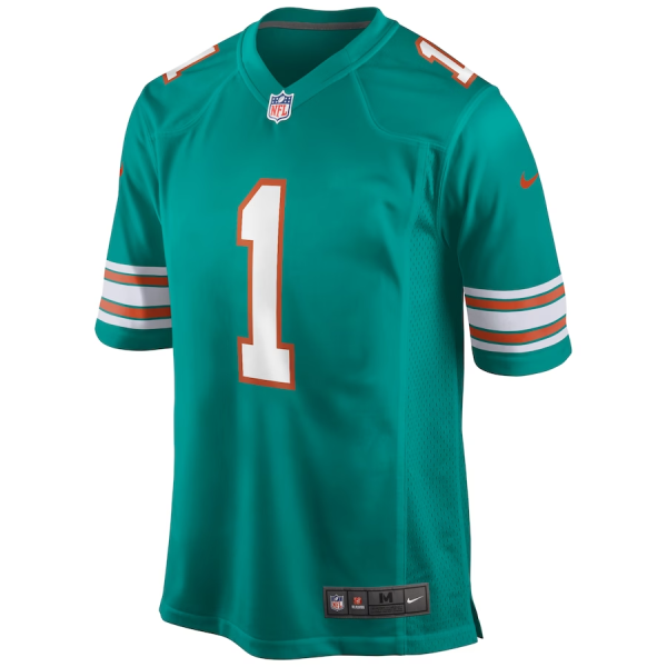 Tua Tagovailoa Jersey, Aqua Men's, Alternate Game Jersey -