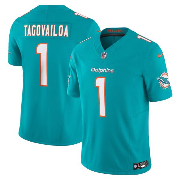 Tua Tagovailoa Jersey, Aqua Men's, Vapor F.U.S.E. Limited Jersey -