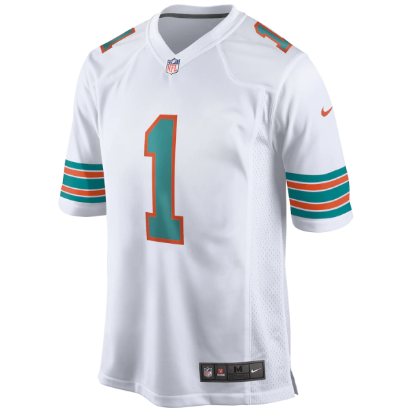 Tua Tagovailoa Jersey, White Men's, 2nd Alternate Game Jersey -