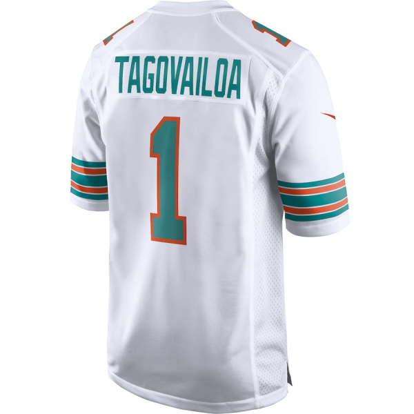 Tua Tagovailoa Jersey, White Men's, 2nd Alternate Game Jersey -