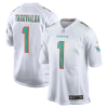 Tua Tagovailoa Jersey, White Men's, Game Jersey -