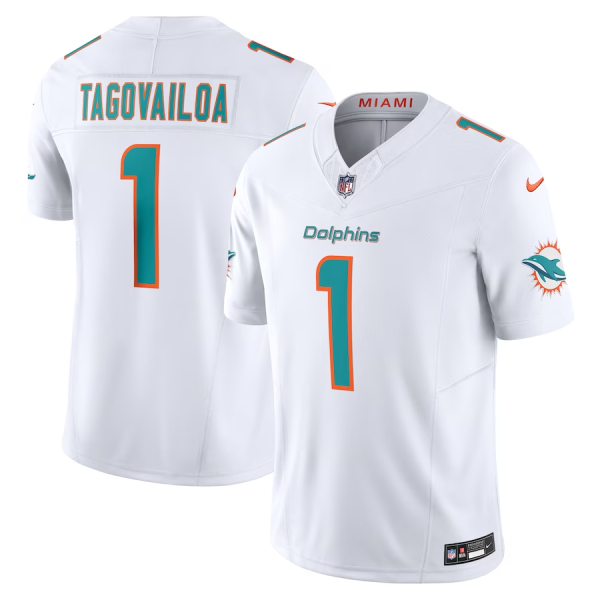Tua Tagovailoa Jersey, White Men's, Vapor F.U.S.E. Limited Jersey -