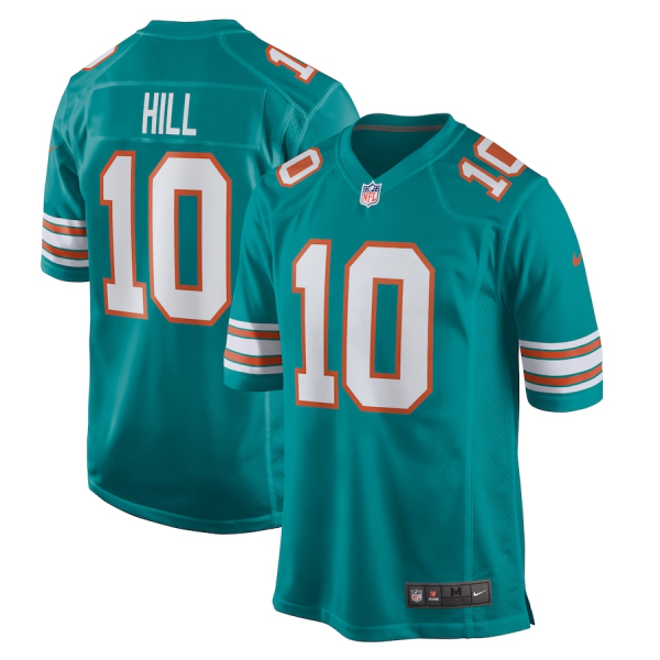 Tyreek Hill Jersey, Aqua Men's, Alternate Game Jersey - Replica