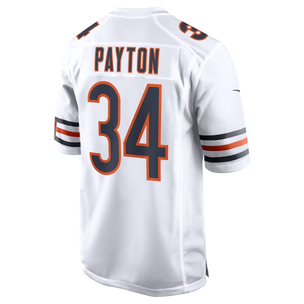 Walter Payton Jersey, White Men's, Retired Player Jersey - Replica