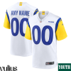 Custom Rams Jersey, White Youth's, Alternate Game Custom Jersey - Replica