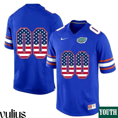 Custom Florida Gators Jersey, Blue Youth's, College Football Limited Jersey - Replica