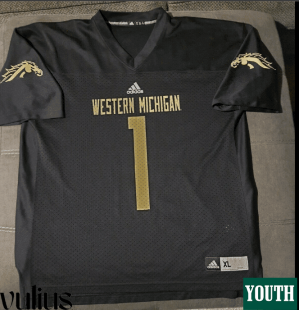 Custom Michigan Jerseys, Black Youth's, Custom Football Jersey - Replica