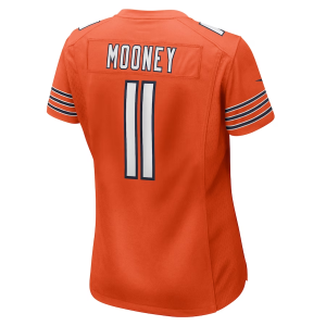 Darnell Mooney Jersey, Orange Woman's, Game Jersey - Replica