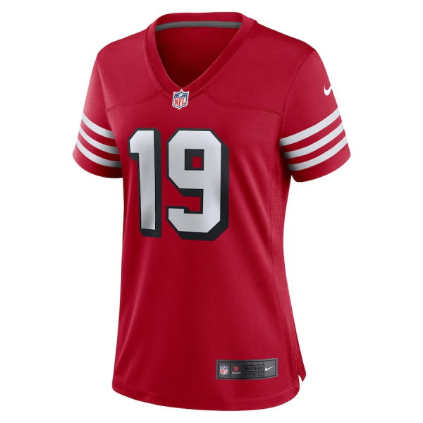 Deebo Samuel Jersey, Scarlet Woman's, Alternate Game Jersey - Replica