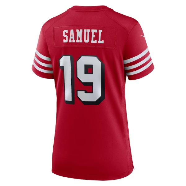 Deebo Samuel Jersey, Scarlet Woman's, Alternate Game Jersey - Replica