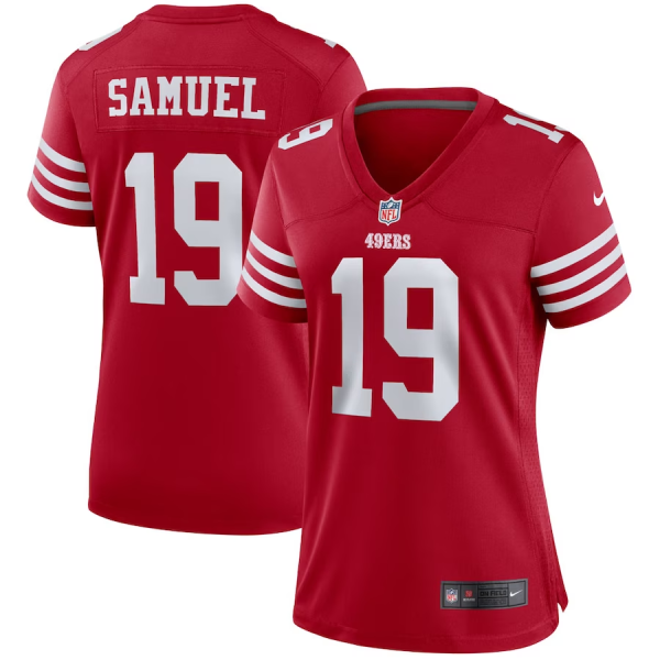 Deebo Samuel Jersey, Scarlet Woman's, Player Game Jersey - Replica