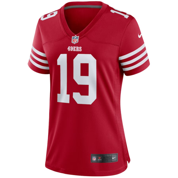 Deebo Samuel Jersey, Scarlet Woman's, Player Game Jersey - Replica