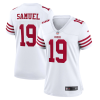 Deebo Samuel Jersey, White Woman's, Player Game Jersey - Replica