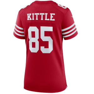 George Kittle Jersey, Scarlet Woman's, Player Game Jersey - Replica