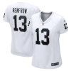 Hunter Renfrow Jersey, White Woman's, Game Player Jersey - Replica