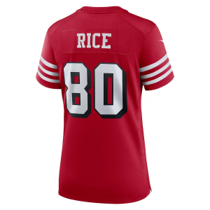 Jerry Rice Jersey, Scarlet Woman's, Alternate Game Jersey - Replica