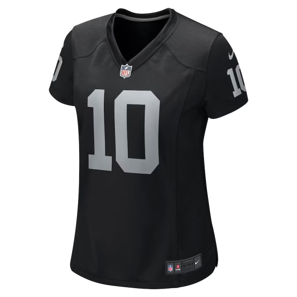 Jimmy Garoppolo Jersey, Black Woman's, Game Player Jersey - Replica