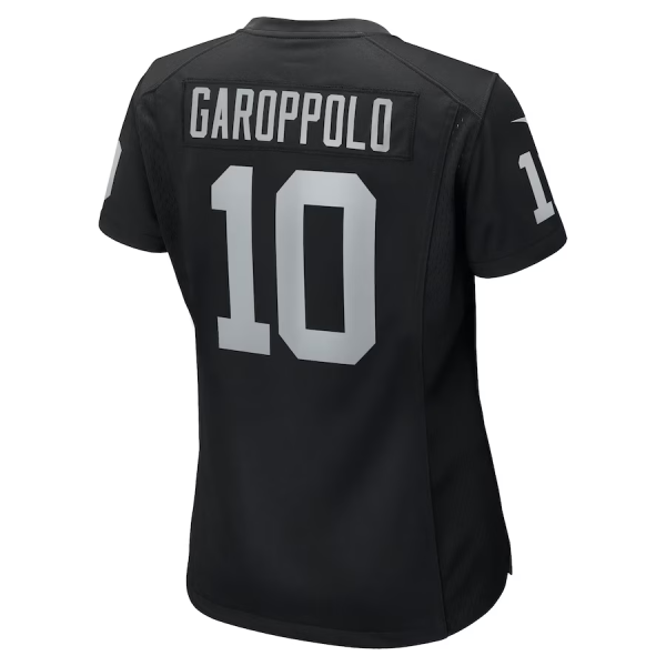 Jimmy Garoppolo Jersey, Black Woman's, Game Player Jersey - Replica