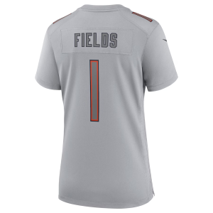 Justin Fields Jersey, Gray Woman's, Atmosphere Fashion Game Jersey - Replica