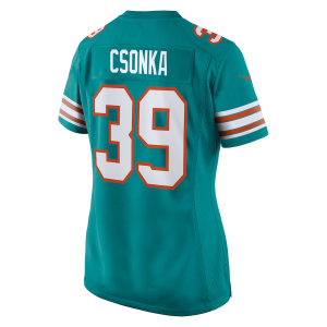 Larry Csonka Jersey, Aqua Woman's, Retired Player Jersey - Replica