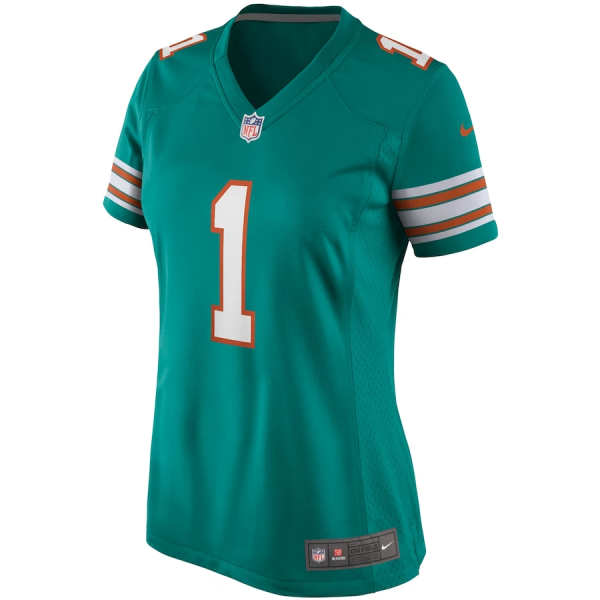 Tua Tagovailoa Jersey, Aqua Woman's, Alternate Game Jersey -