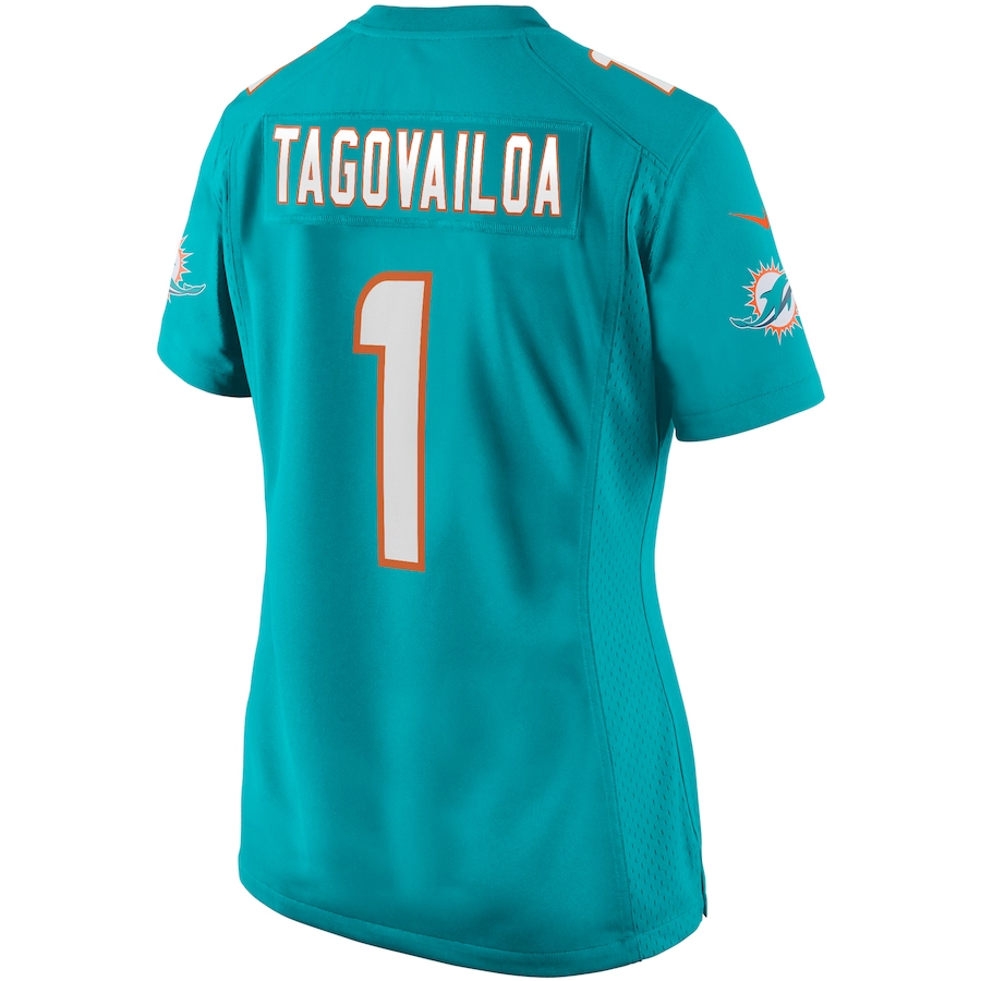 Tua Tagovailoa Jersey, Aqua Woman's, Game Jersey -