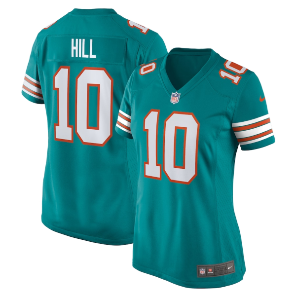 Tyreek Hill Jersey, Aqua Woman's, Alternate Game Jersey - Replica