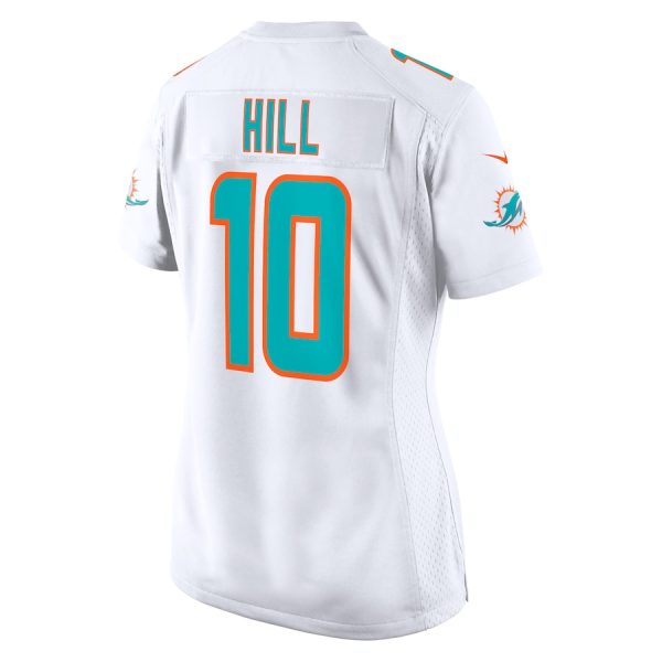 Tyreek Hill Jersey, White Woman's, Game Jersey - Replica