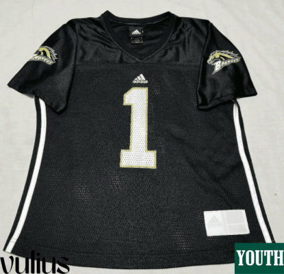 Custom Michigan Jerseys, Black Youth's, Custom Football Jersey - Replica