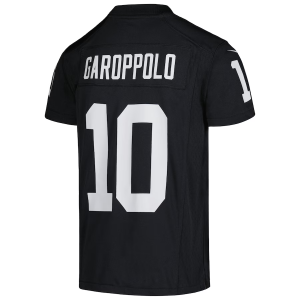 Jimmy Garoppolo Jersey, Black Youth's, Game Jersey - Replica