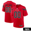 Custom Youth’s Red Houston Texans Alternate Game Jersey 2024