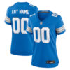 Custom Detroit Lions Woman's Team Game Jersey 2024 - Blue