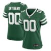 Custom Woman’s New York Jets Legacy Green Custom Game Jersey 2024