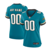 Custom Woman’s Jacksonville Jaguars Teal Prowler Throwback Vapor F.U.S.E. Limited Jersey 2024