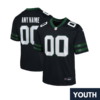 Custom Youth’s New York Jets Legacy Black Alternate Custom Game Jersey 2024