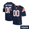 Custom Youth’s Denver Broncos Navy Alternate Game Jersey 2024