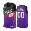 Men's Custom Phoenix Suns 2021 Earned Edition Purple Jersey - Replica